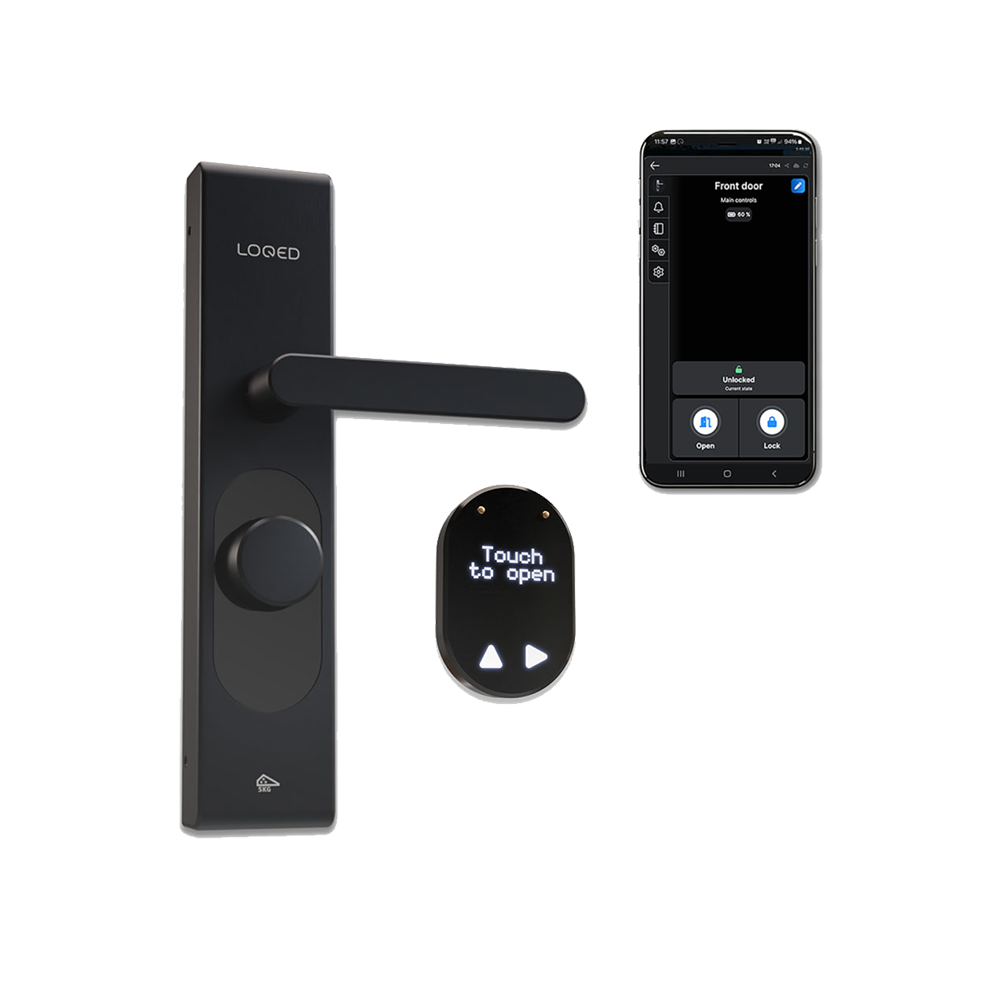 Loqed Touch serrure connectée noir code tactile