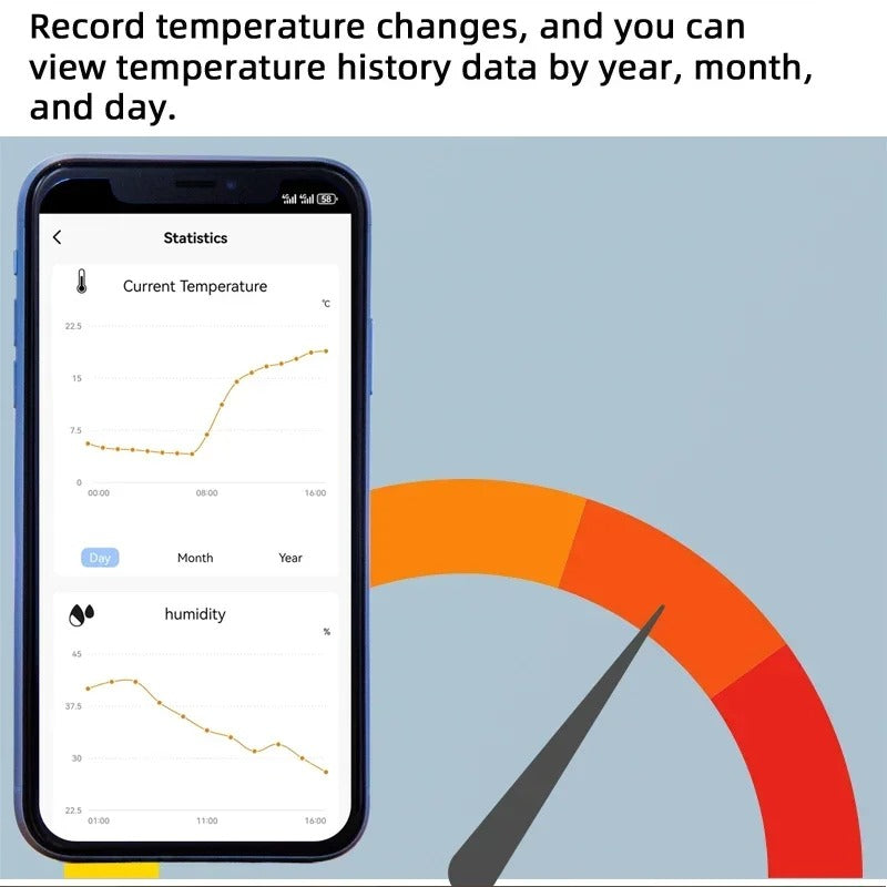 Mumubiz Zigbee Interrupteur Thermostat 16A Sonde Étanche