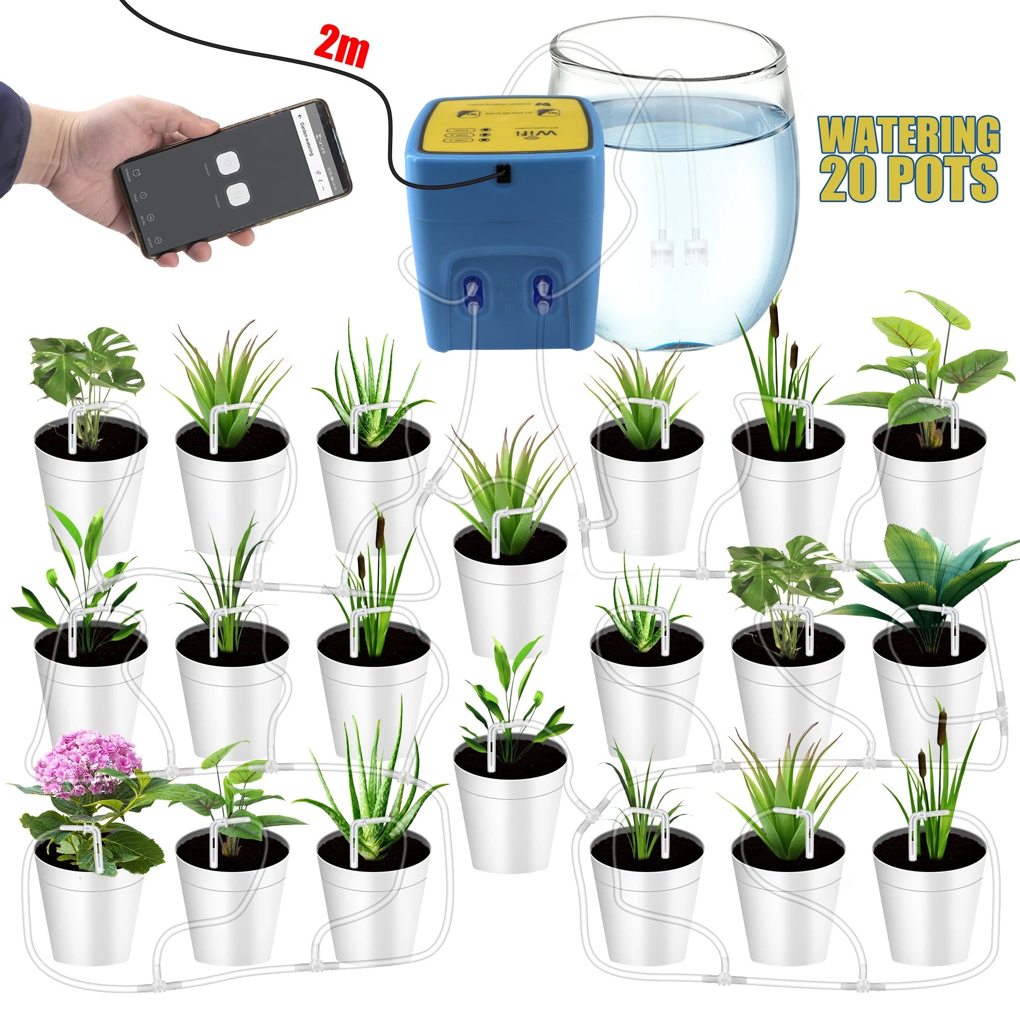Mumubiz Tuya Smart Home kit arrosage automatique double pompe
