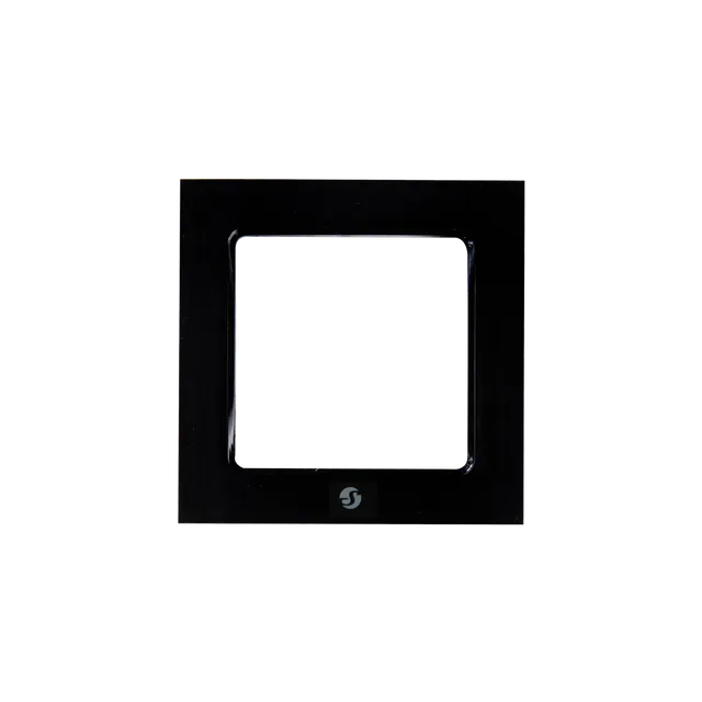 Shelly Frame cadre mural 1 poste noir pour Wall Switch