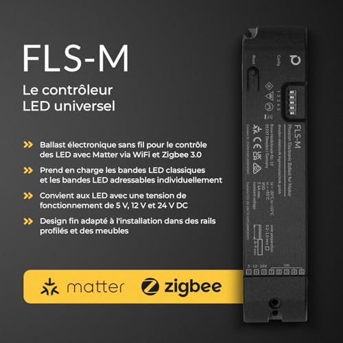 Phoscon FLS-M contrôleur LED Matter Zigbee RGBW bandeau 6A