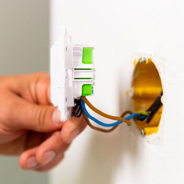 Shelly Wall Switch Interrupteur mural 1 bouton noir pour relais