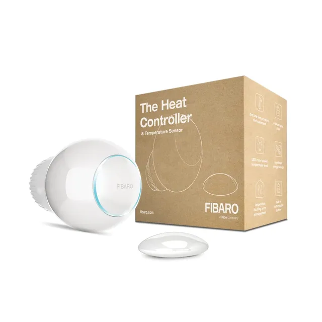 Fibaro Heat Controller tête thermostatique Z-Wave + sonde