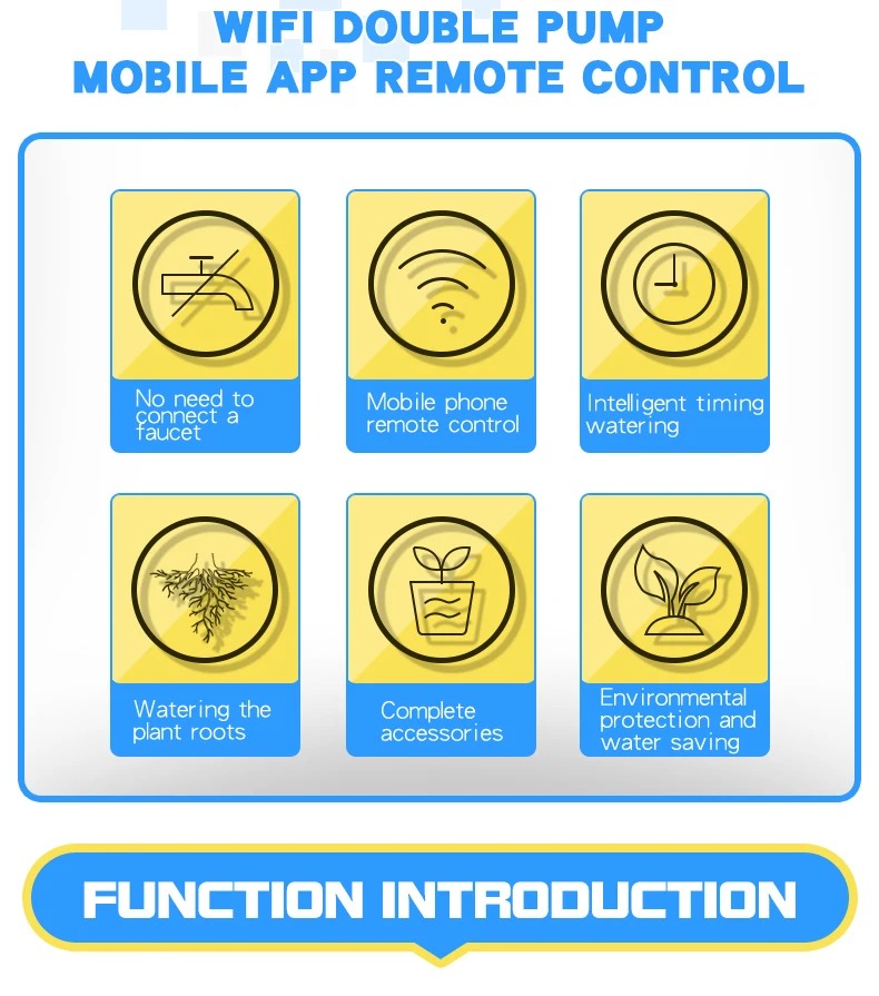 Mumubiz Tuya Smart Home kit arrosage automatique double pompe