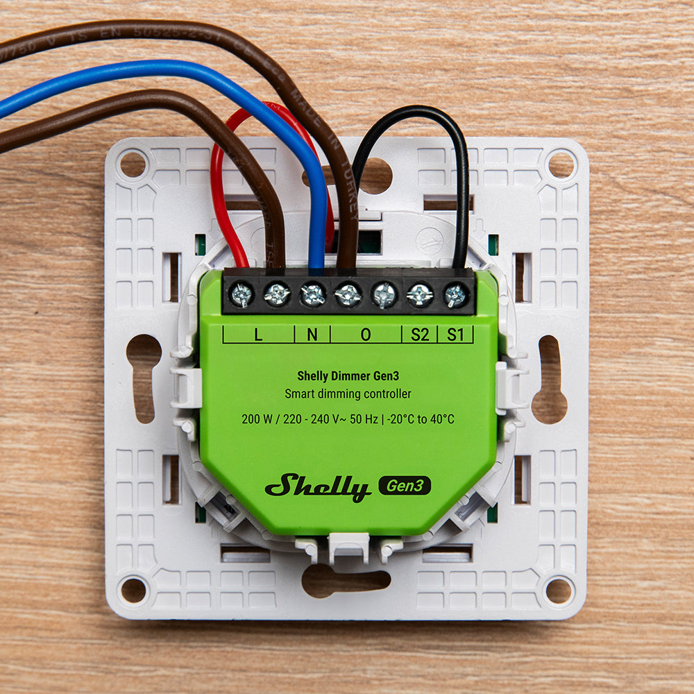 Shelly Gen3 Dimmer Variateur WiFi Éclairage LED