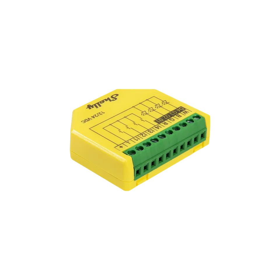 Shelly Plus RGBW PM contrôleur LED WiFi pack simple