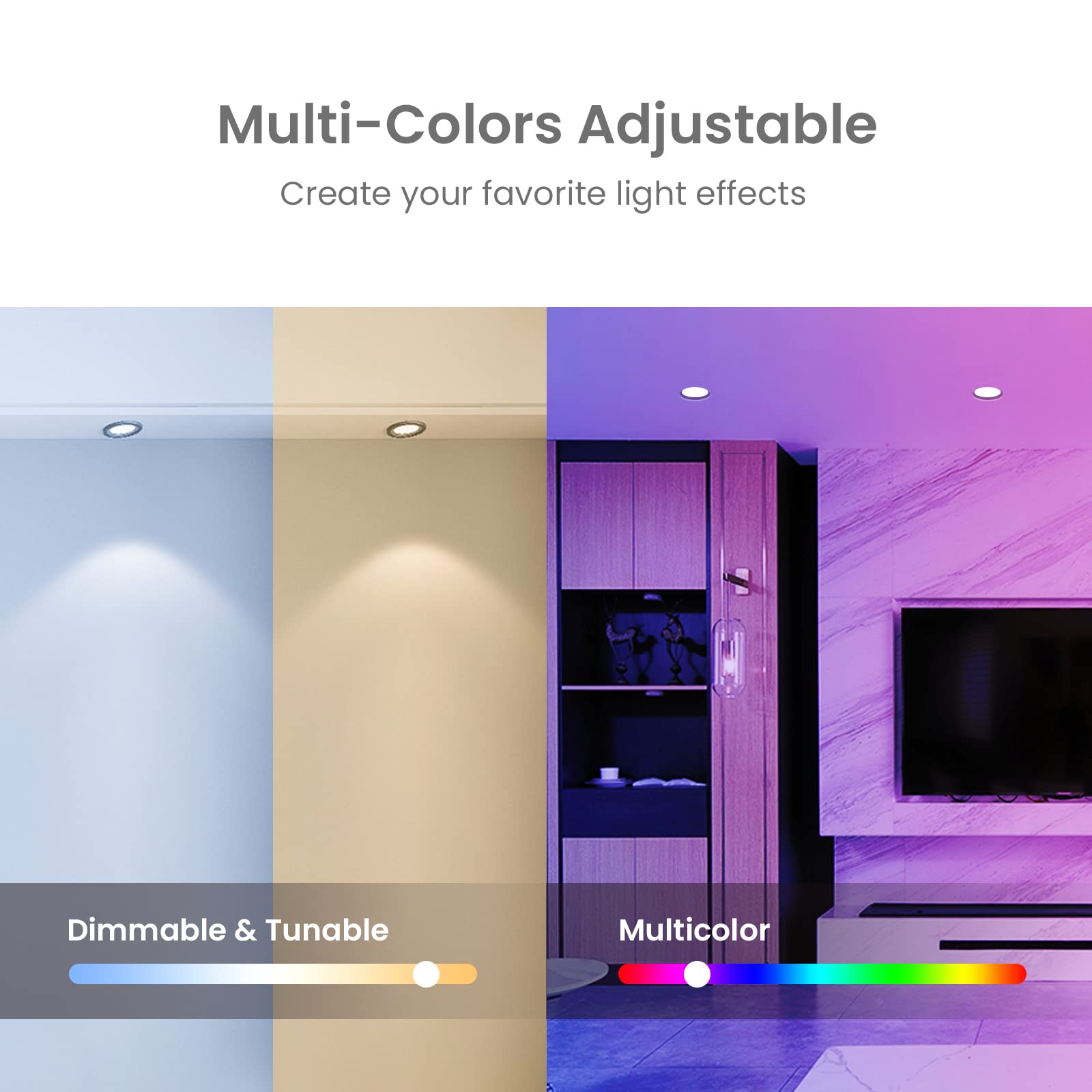 Broadlink Smart Lighting ampoule connectée E27 couleur à l’unité Alexa