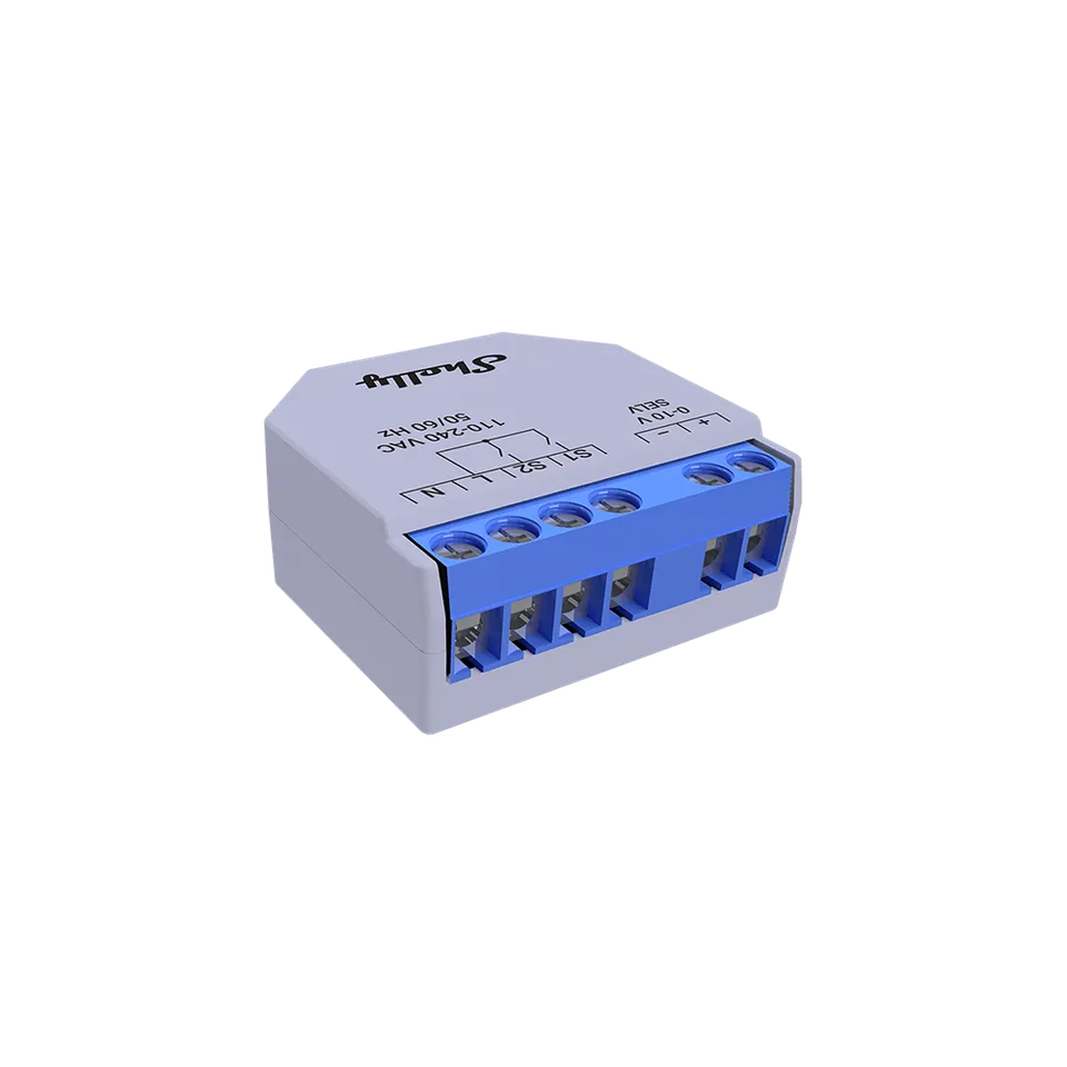 Shelly Plus 0-10V Dimmer Variateur Connecté WiFi