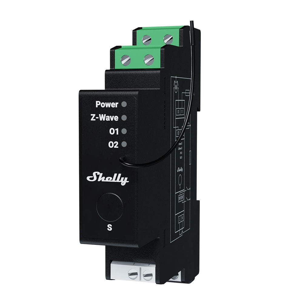 Shelly Wave Pro Shutter LR module volet roulant Z-Wave