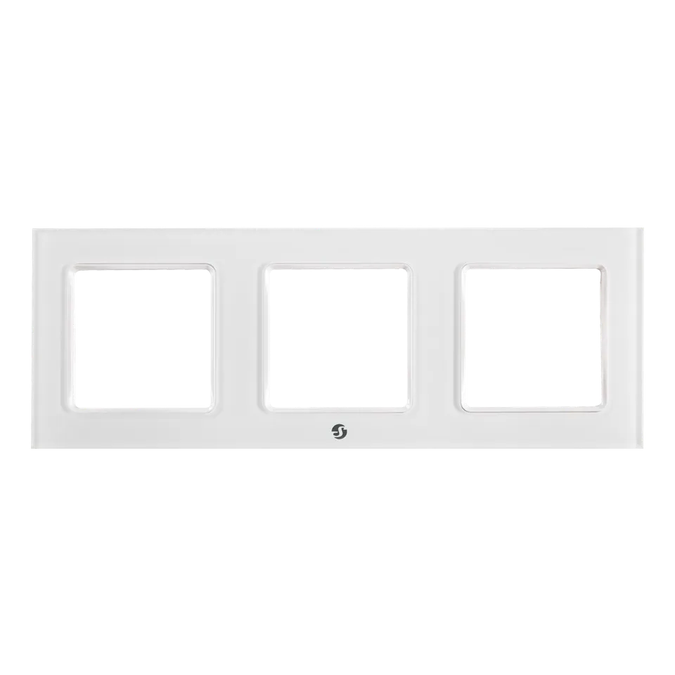 Shelly Wall Switch Cadre mural Blanc x3 3 postes