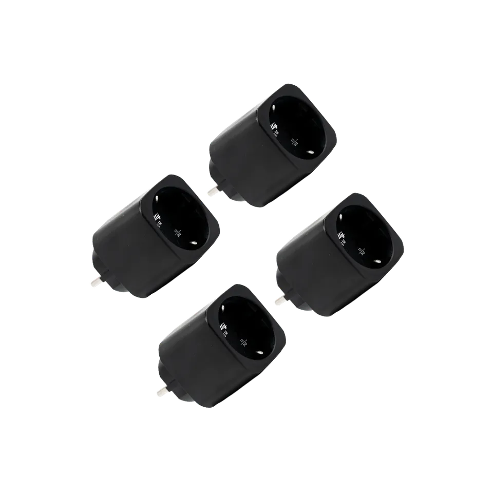 Shelly Plug M Gen3 prise connectée noire lot de 4 suivi conso
