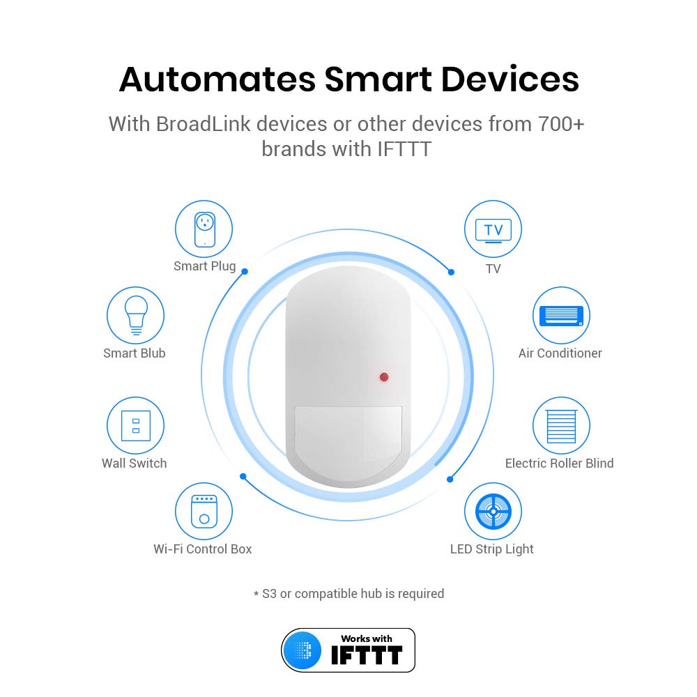 BroadLink Smart Sensor détecteur de mouvement avec hub