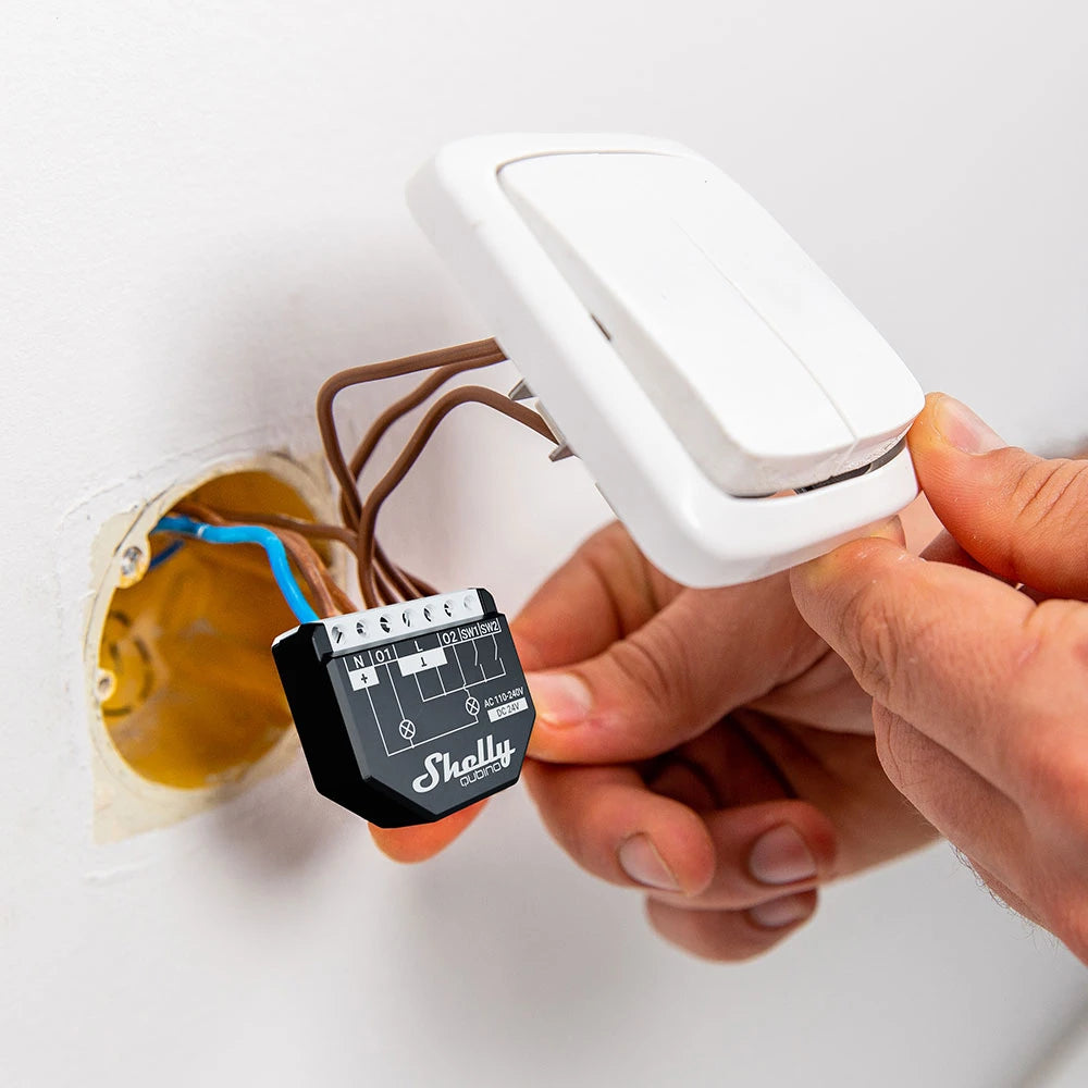 Shelly Wave 2PM EU LR micromodule double mesure énergie
