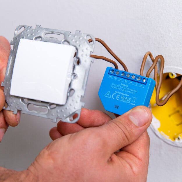 Shelly 1L Gen1 relais WiFi sans neutre éclairage