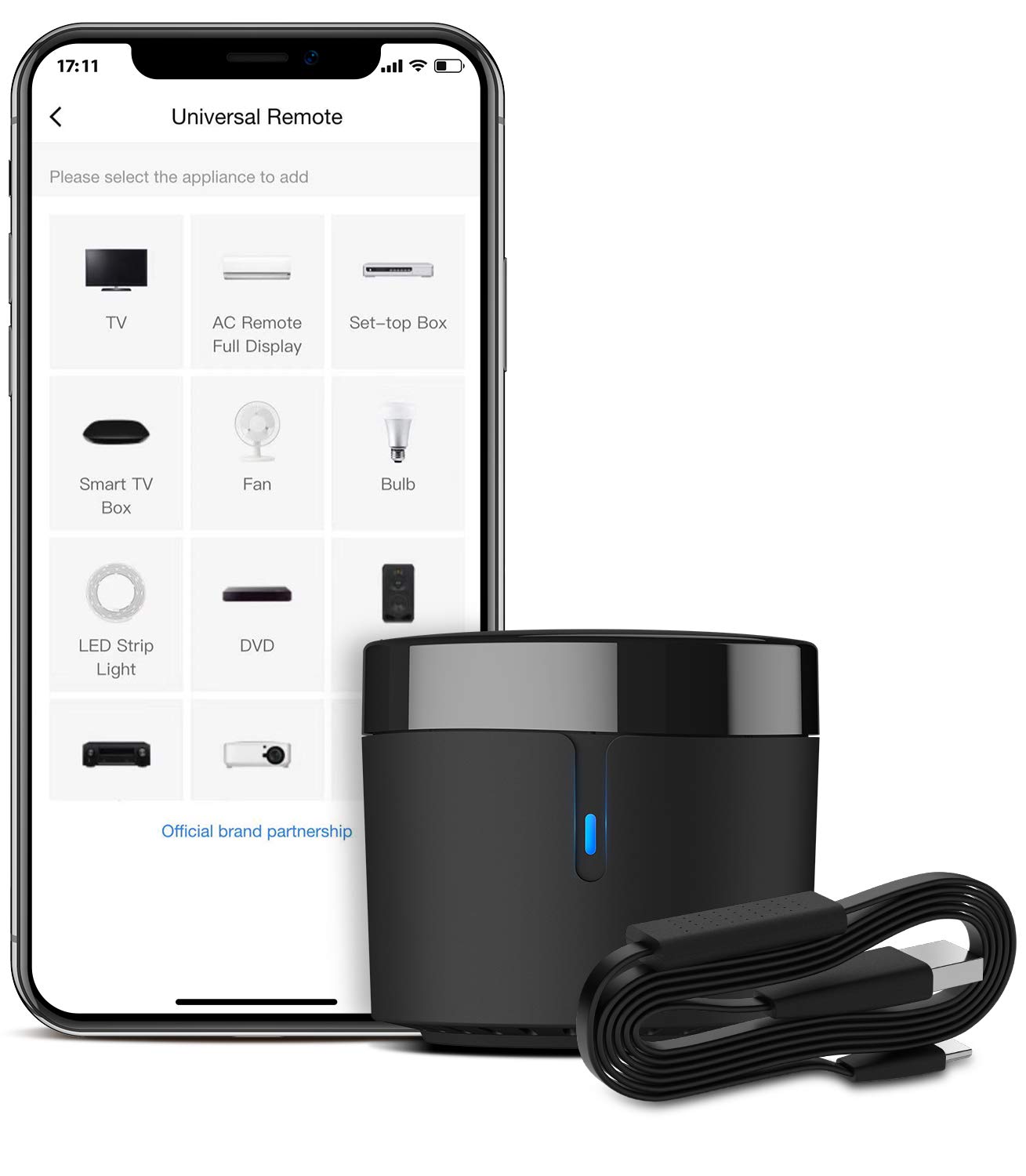 BroadLink RM4 Minis télécommande universelle IR avec capteur