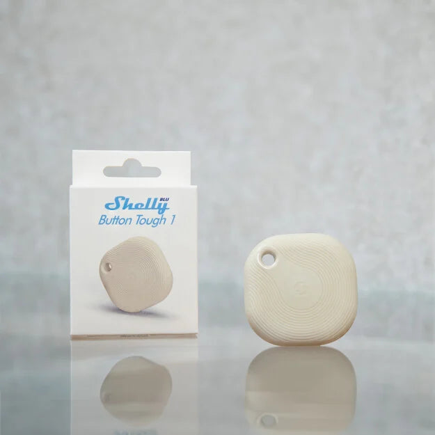 Shelly BLU Button Tough 1 télécommande Bluetooth Ivory robuste