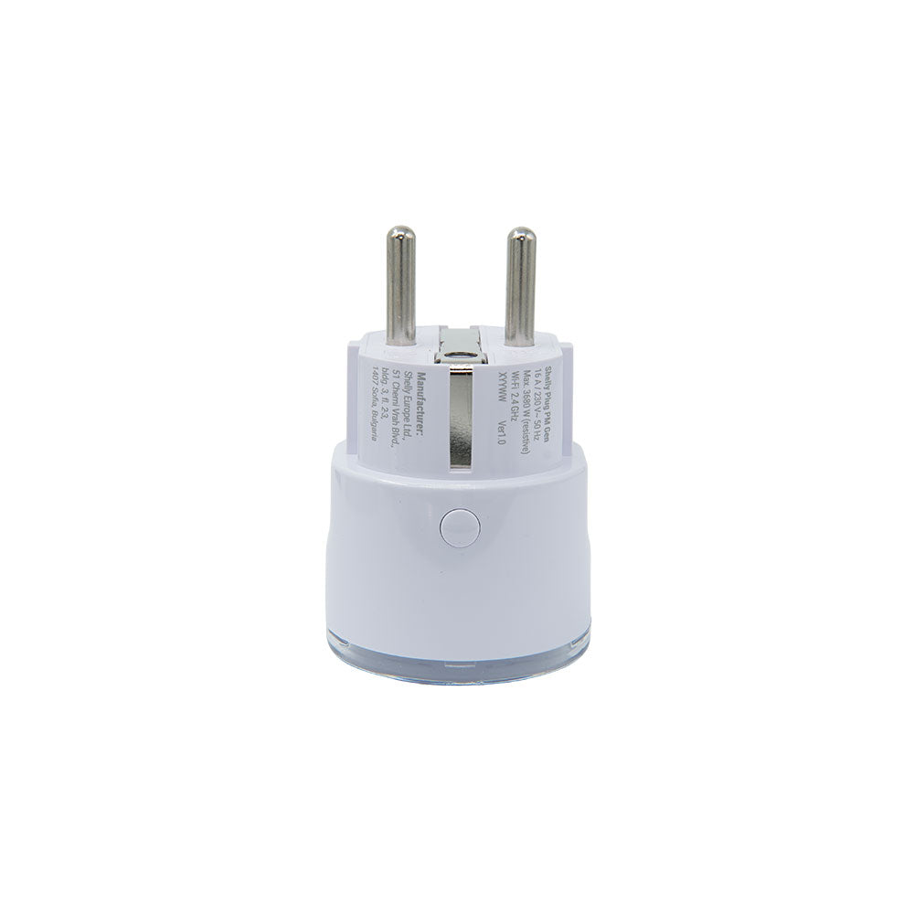 Shelly Plug PM Gen3 prise connectée WiFi énergie blanc