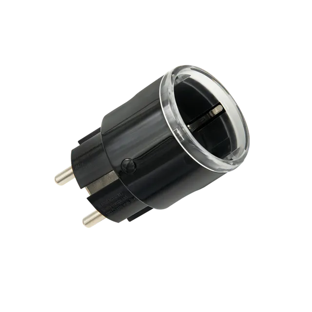 Shelly Gen3 Plug S MTR prise WiFi noire suivi conso