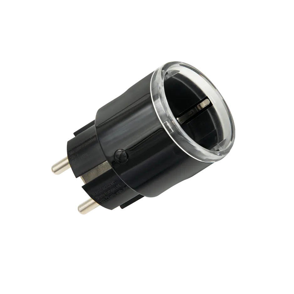 Shelly Gen3 Plug S MTR prise WiFi noire suivi conso