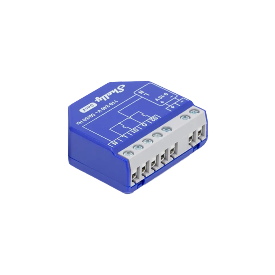 Shelly Dimmer 0-1/10V PM Gen4 variateur 0-10V avec mesure