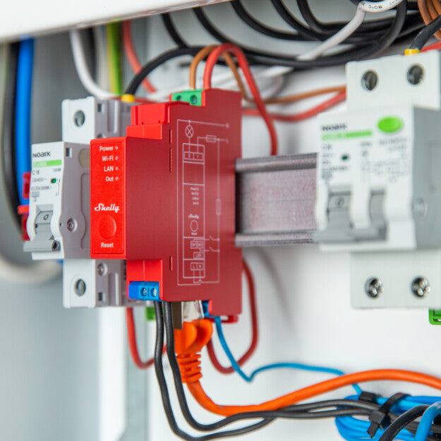 Shelly Pro 1PM interrupteur rail DIN 1 canal mesure puissance