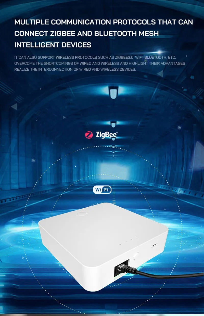 Mumubiz Zigbee Protocol passerelle hub Zigbee 3.0 LAN Alexa