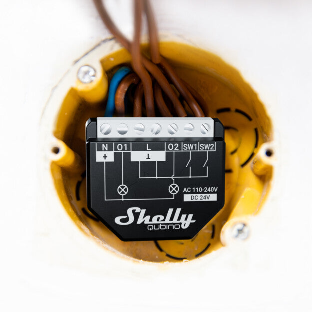 Shelly Wave 2PM interrupteur connecté 2 canaux 16A mesure