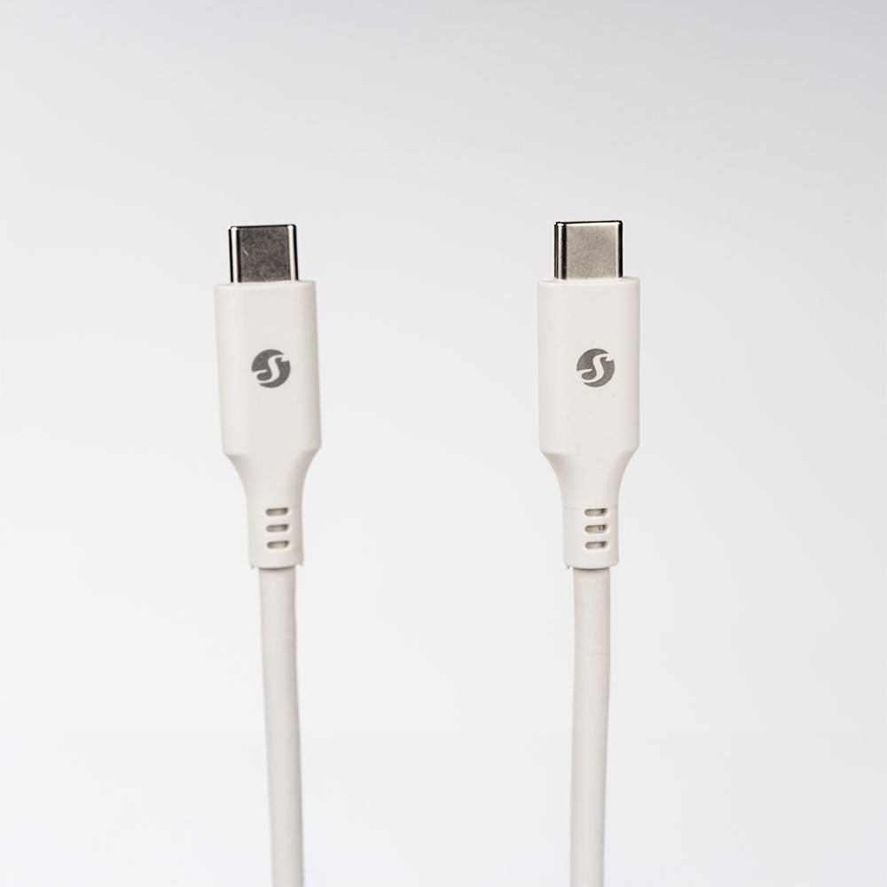 Shelly Câble USB-C vers USB-C 5m Blanc charge rapide