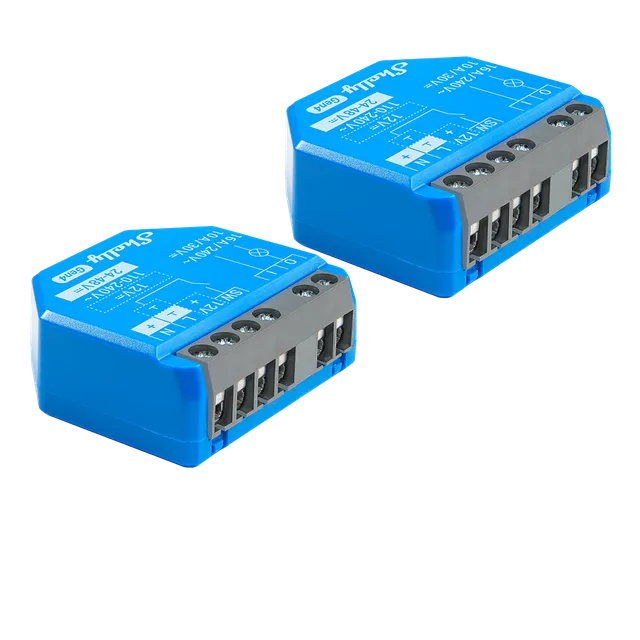 Shelly 1 Gen4 micromodule relais pack de 2 Matter Zigbee