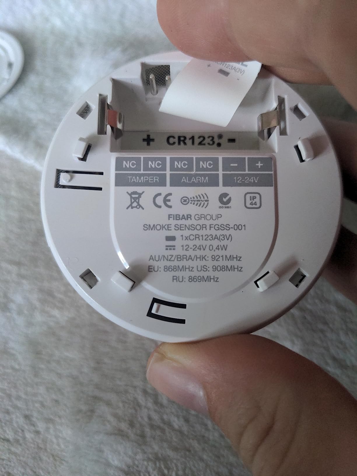 Fibaro FGSD-002 Détecteur de fumée Z-Wave température