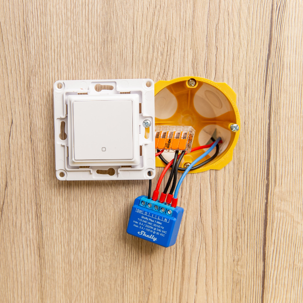 Shelly Plus 1 Mini micro module relais WiFi contact sec