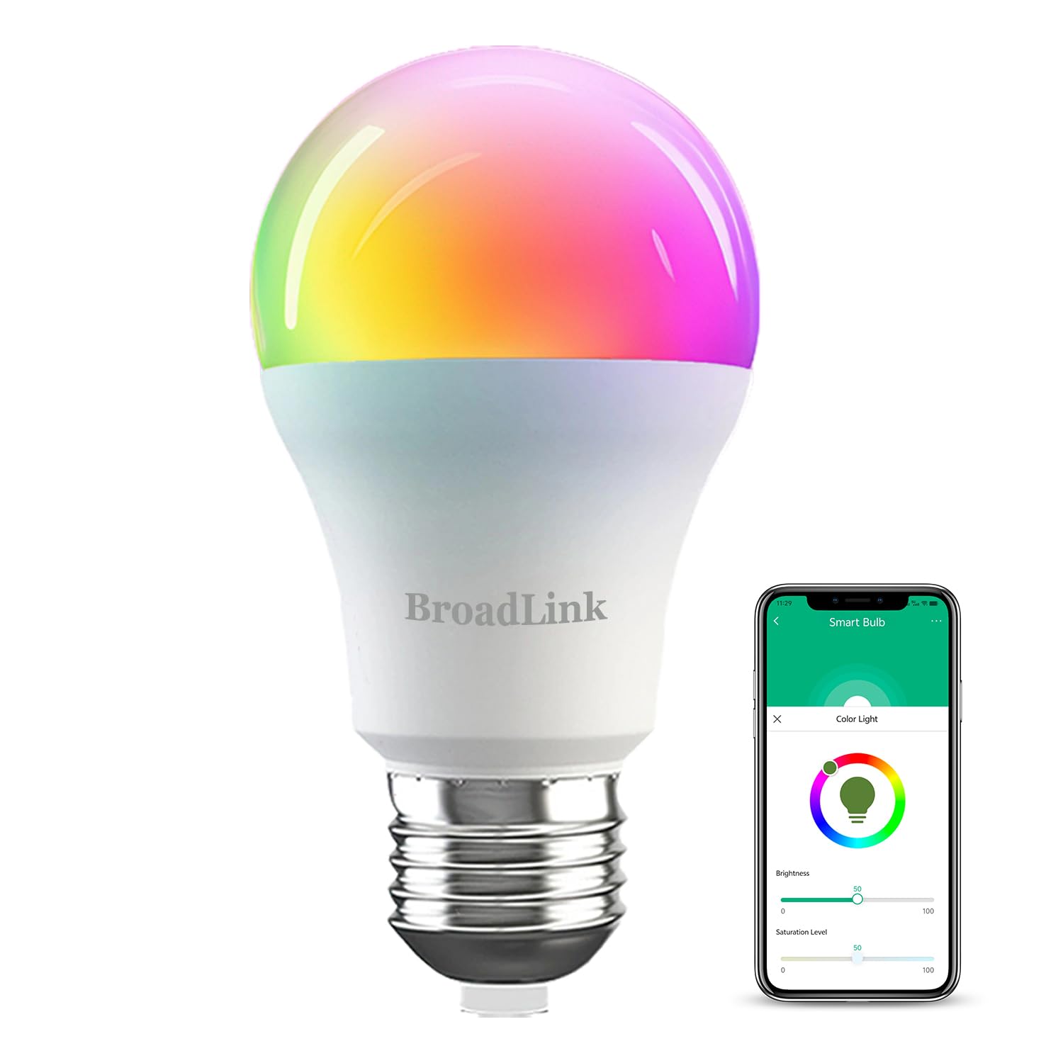 Broadlink Smart Lighting LB27 R1 ampoule connectée E27 RGB 10W