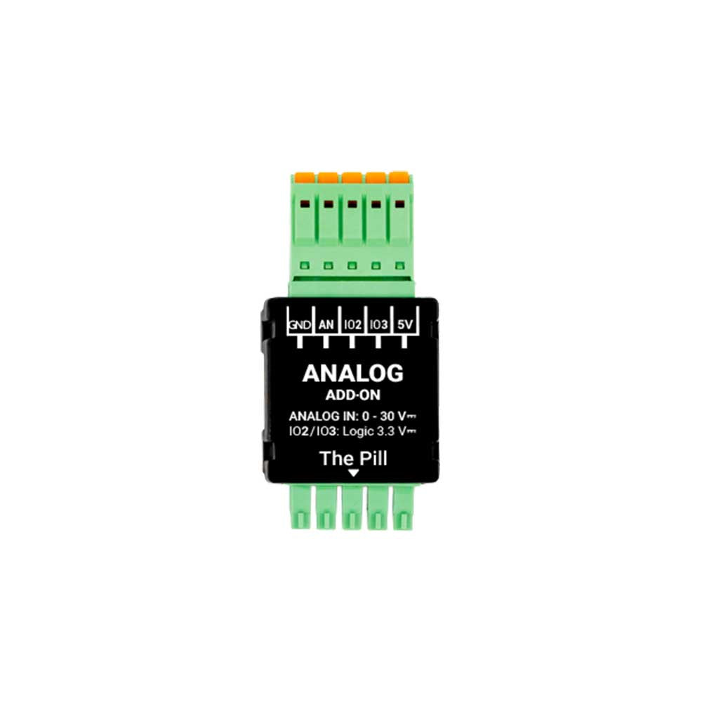 Shelly Plus Analog 0-30V Add-on Pill capteur tension