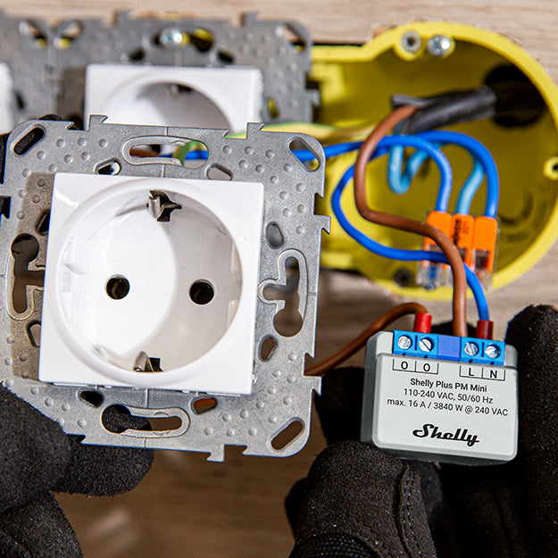 Shelly Plus PM Mini compteur énergie WiFi 16A 1 canal