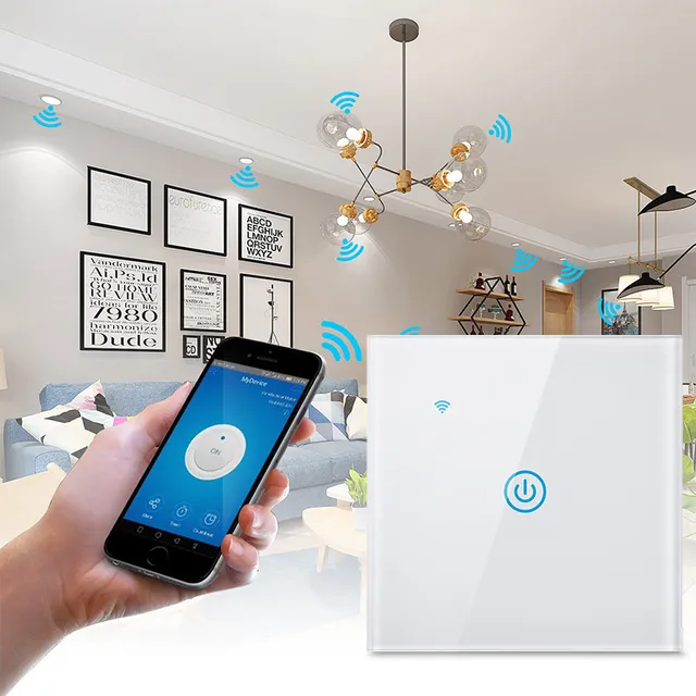 Avatto Smart Switch interrupteur WiFi tactile européen 600W