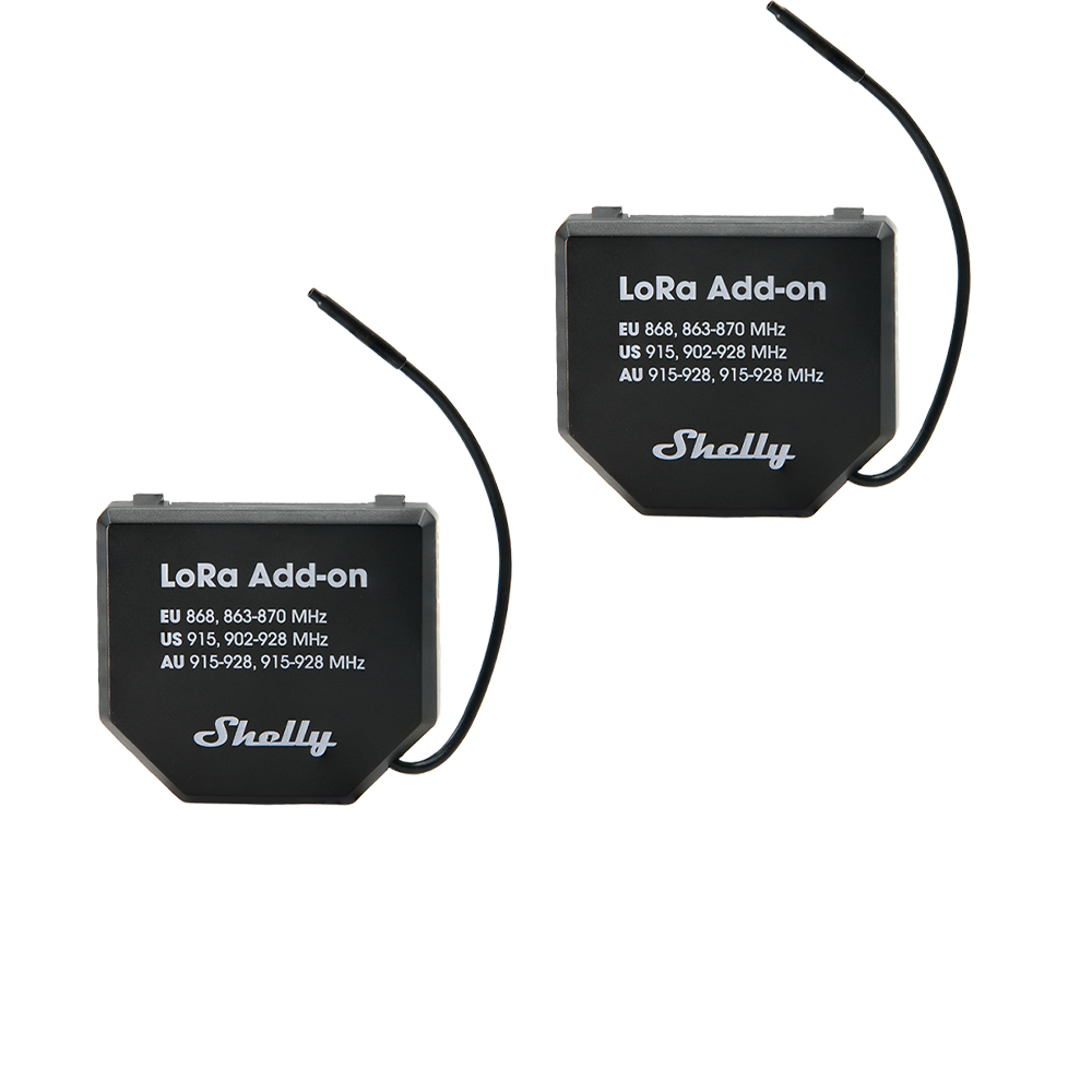 Shelly Plus LoRa Add-on module sans fil single longue portée