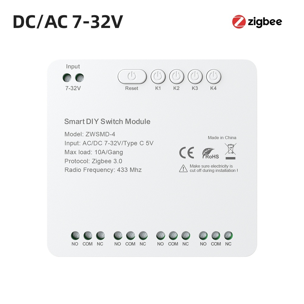 Avatto WSMD module relais WiFi 4 canaux Tuya