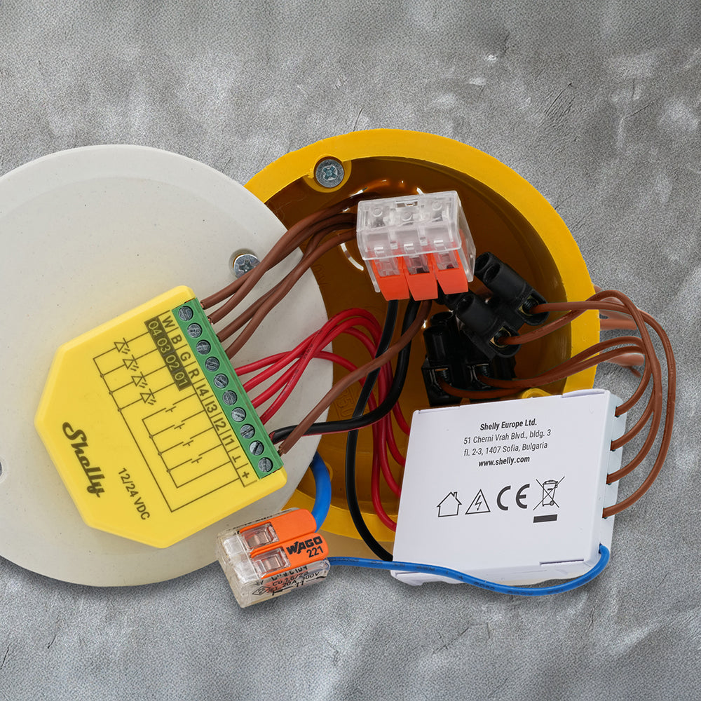 Shelly 4-Channel Decoupler 230V module pour Wall Display