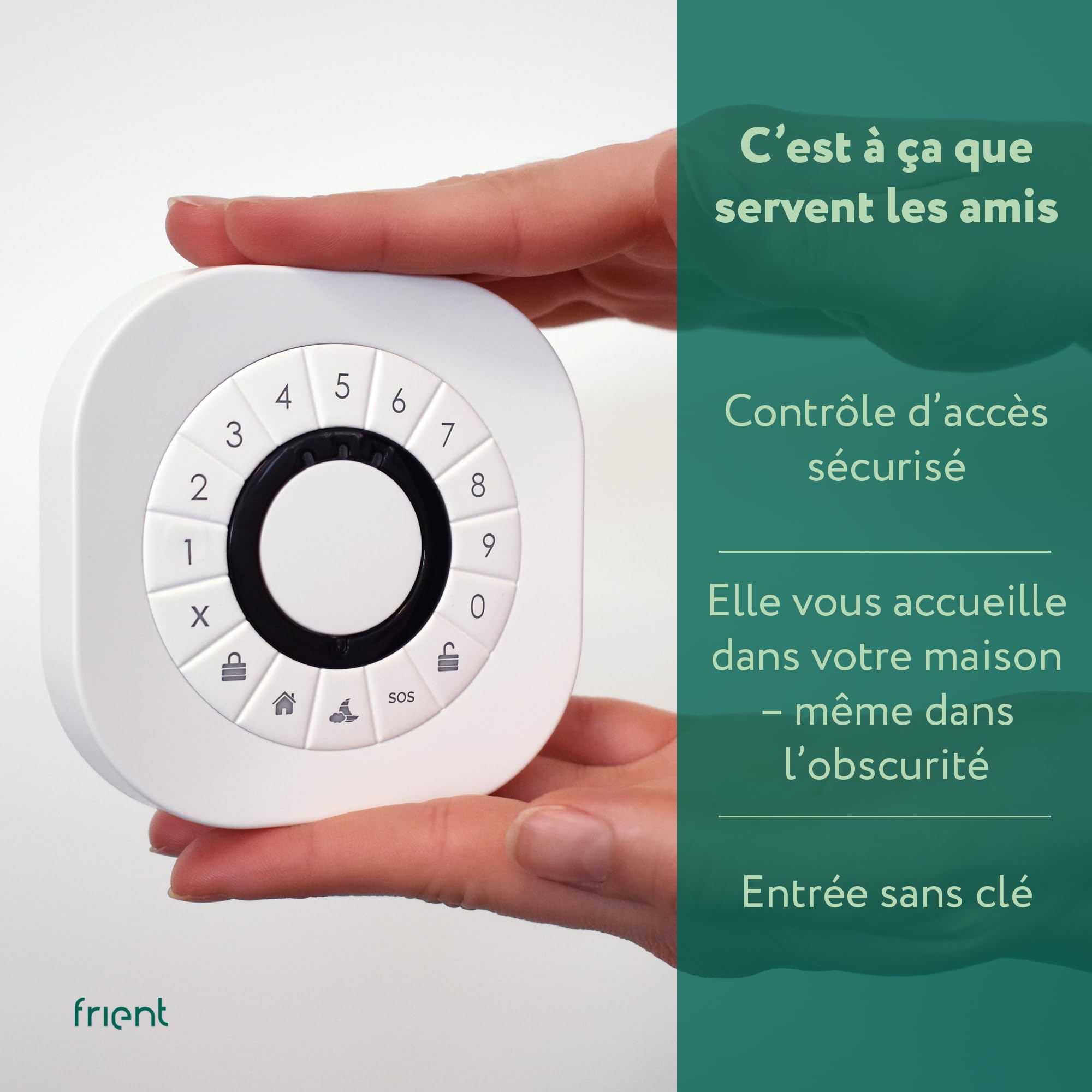 frient Intelligent Keypad clavier à code Zigbee RFID