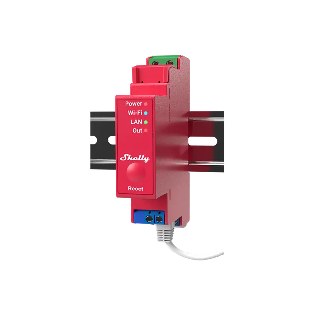Shelly Pro 1PM interrupteur rail DIN 1 canal mesure puissance
