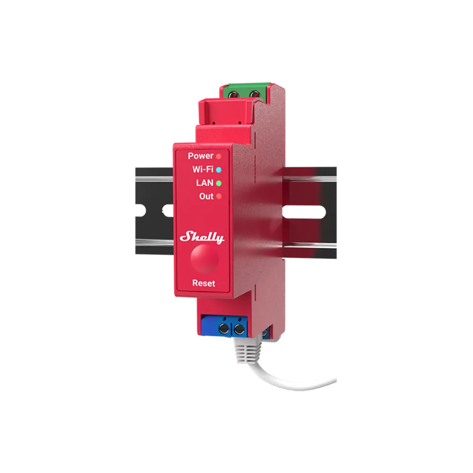 Shelly Pro 1PM interrupteur rail DIN 1 canal mesure puissance