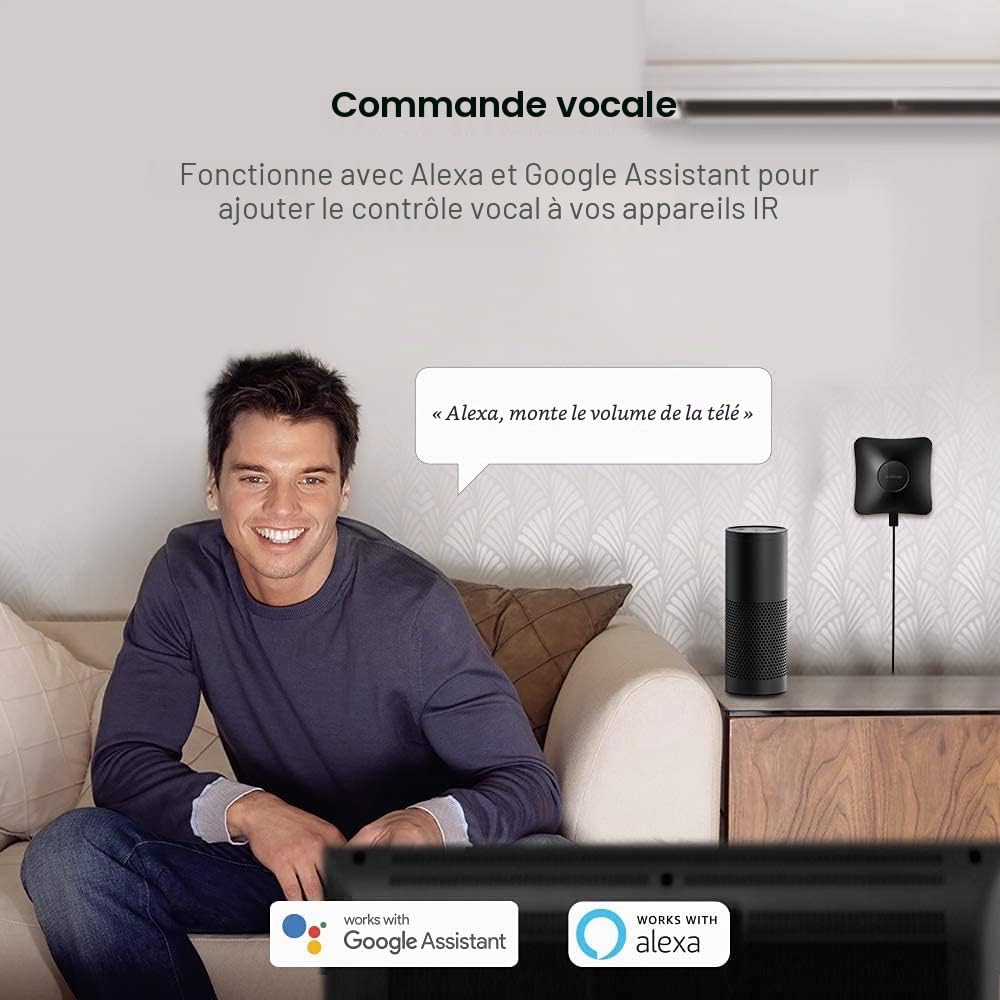 Broadlink Universal Remote RM4 Pro télécommande IR/RF Alexa