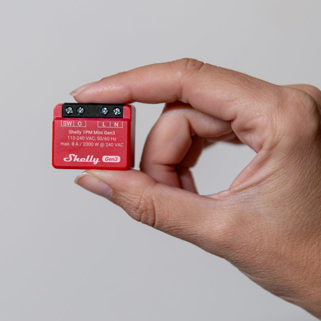 Shelly 1PM Mini Gen3 micromodule WiFi mesure single