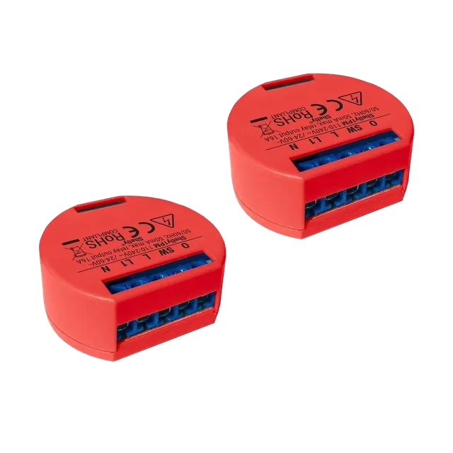 Shelly 1PM micromodule WiFi mesure de puissance Pack de 2