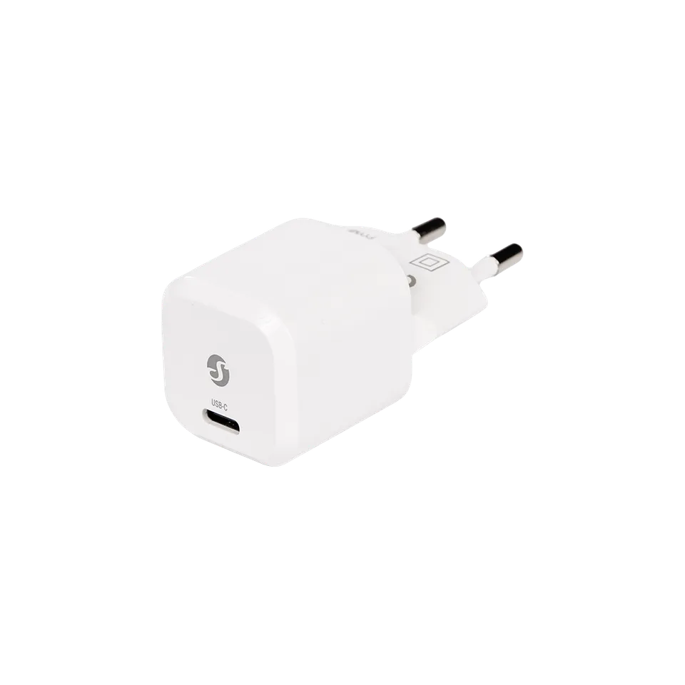 Shelly GaN Charger 30W chargeur blanc USB EU