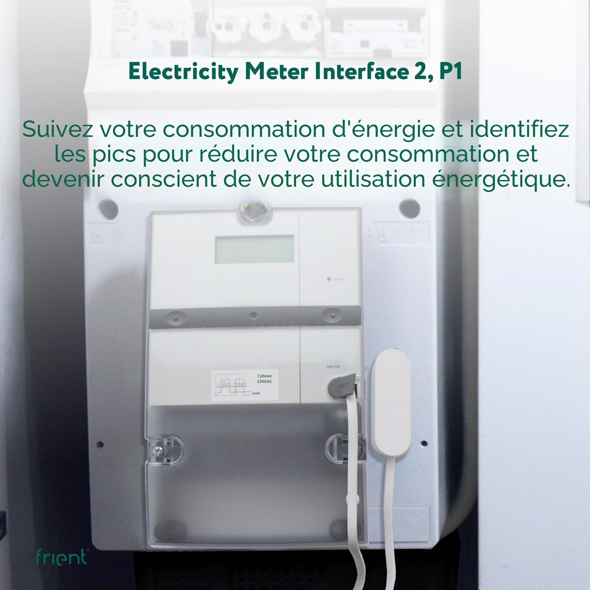 frient Interface compteur électricité 2 P1 Zigbee suivi conso