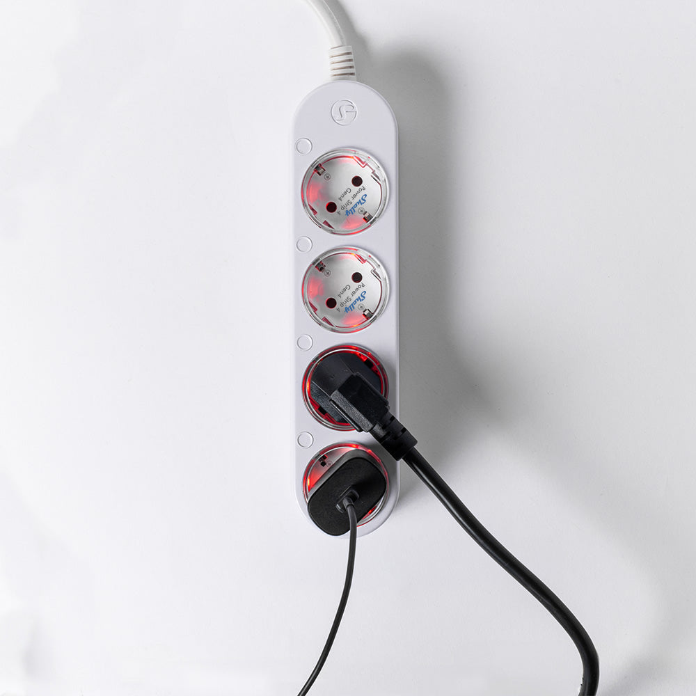 Shelly Gen4 Power Strip 4 multiprise connectée blanche Matter