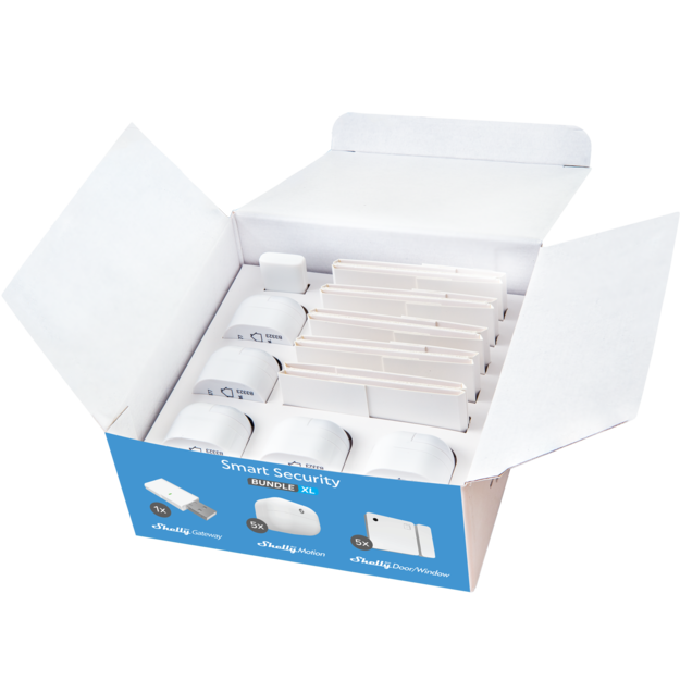Shelly Smart Security Bundle XL kit sécurité Bluetooth