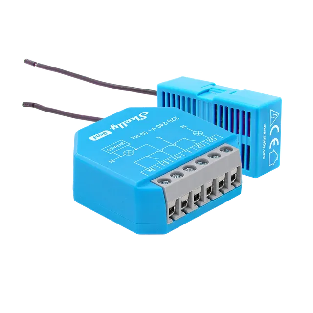 Shelly 2L Gen4 Micromodule Double Wi-Fi Zigbee Matter Éclairage