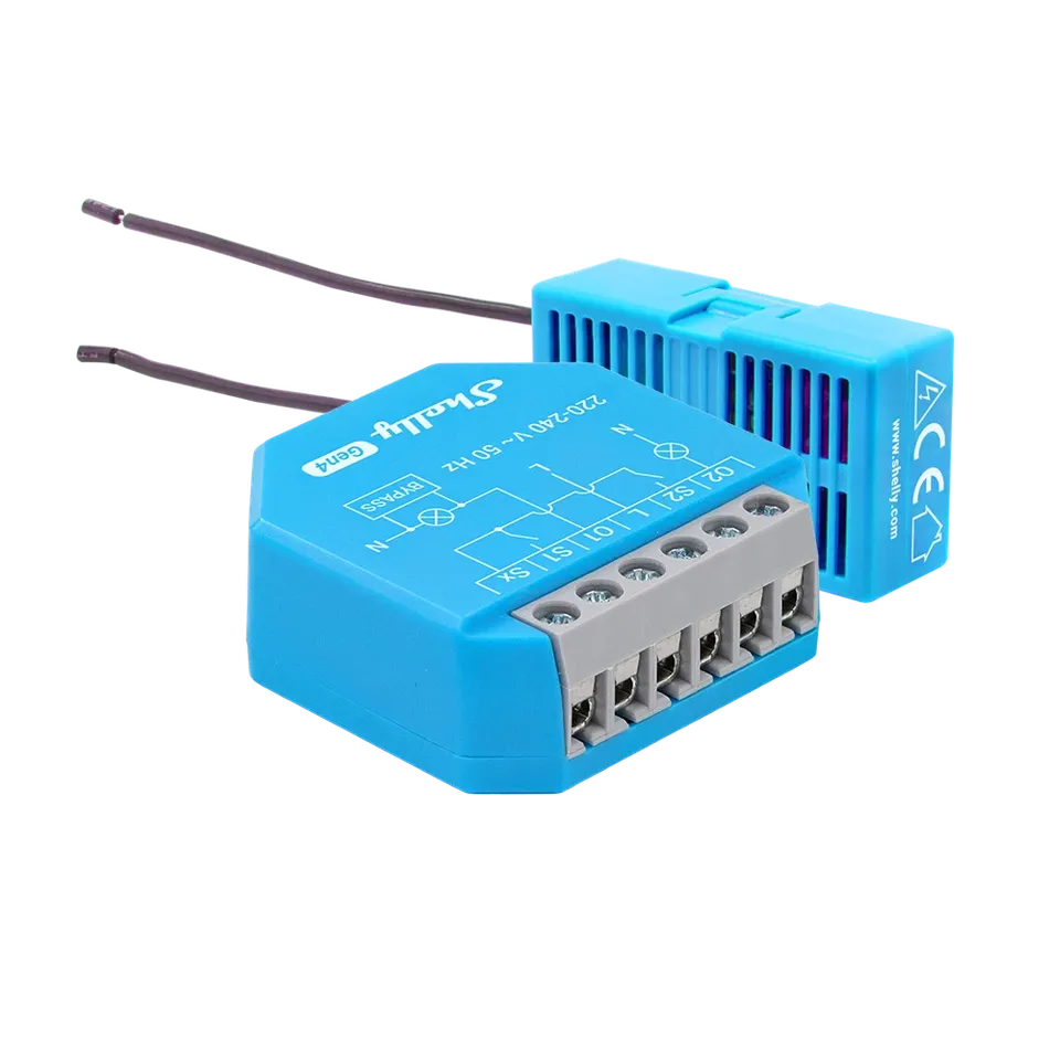 Shelly 2L Gen4 Micromodule Double Wi-Fi Zigbee Matter Éclairage